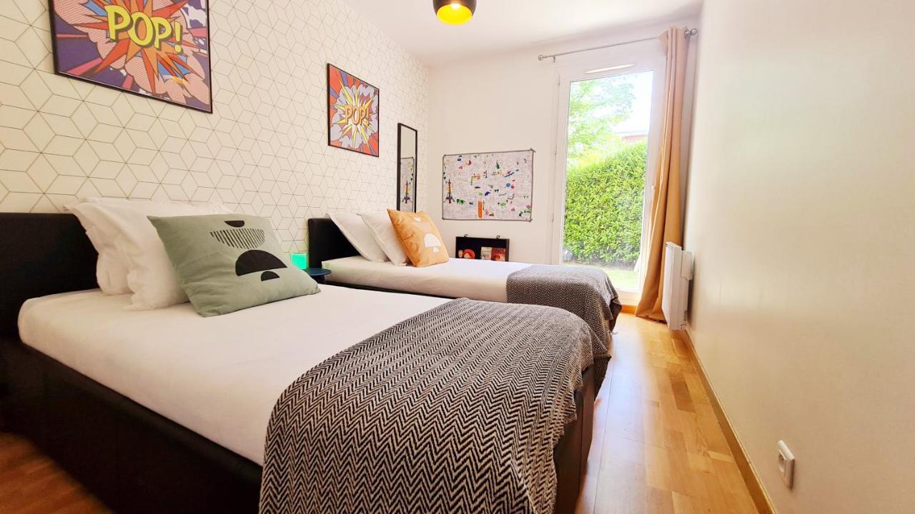 Happy Stay 5 Minutes To Disney - Free Wifi - Parking & Garden Montévrain Eksteriør billede